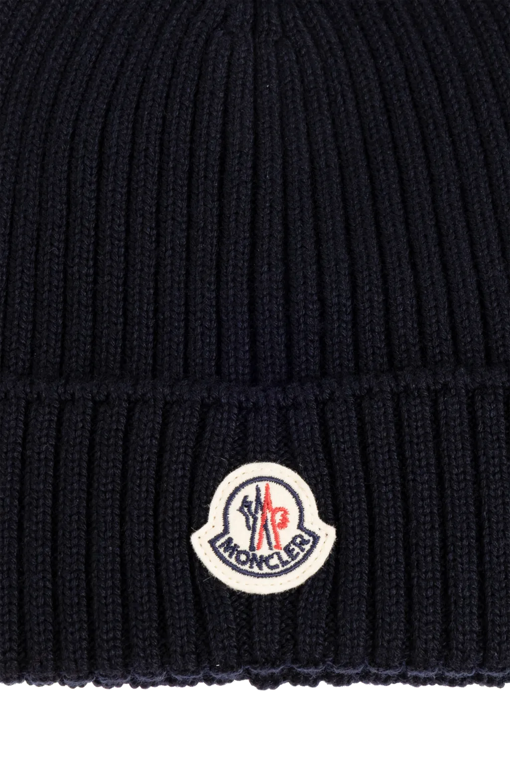 Moncler Enfant Logo Patch Beanie