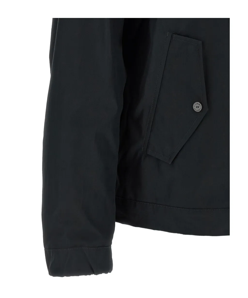 Stone Island Logo Patch Zip-Up Jacket