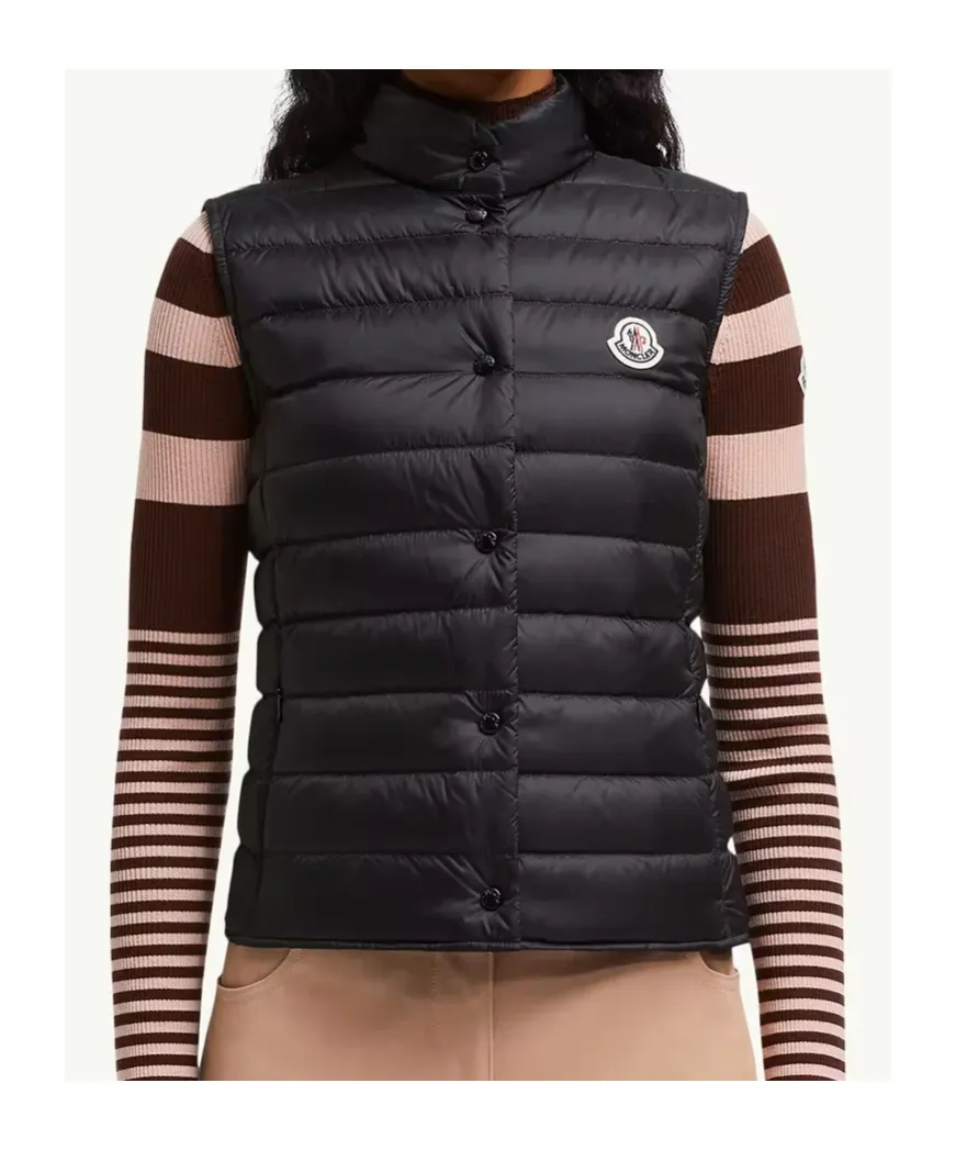 Moncler Liane Button-Up Padded Gilet
