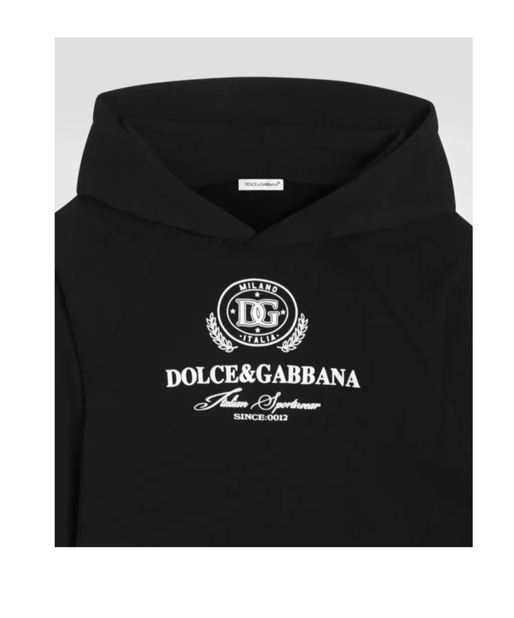 Dolce & Gabbana Kids Logo Printed Hoodie