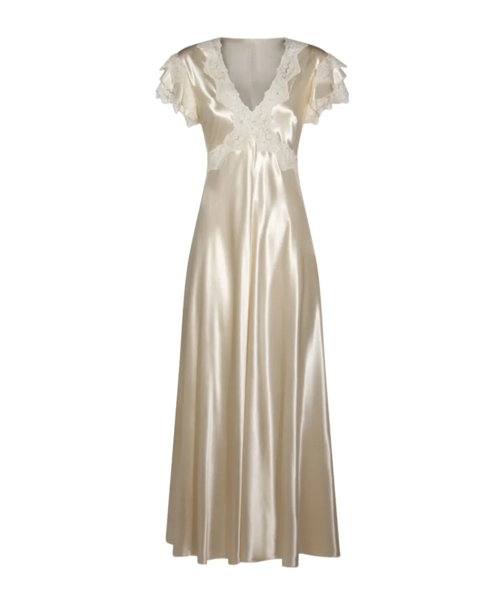 Alberta Ferretti Lace-Detailed Dress