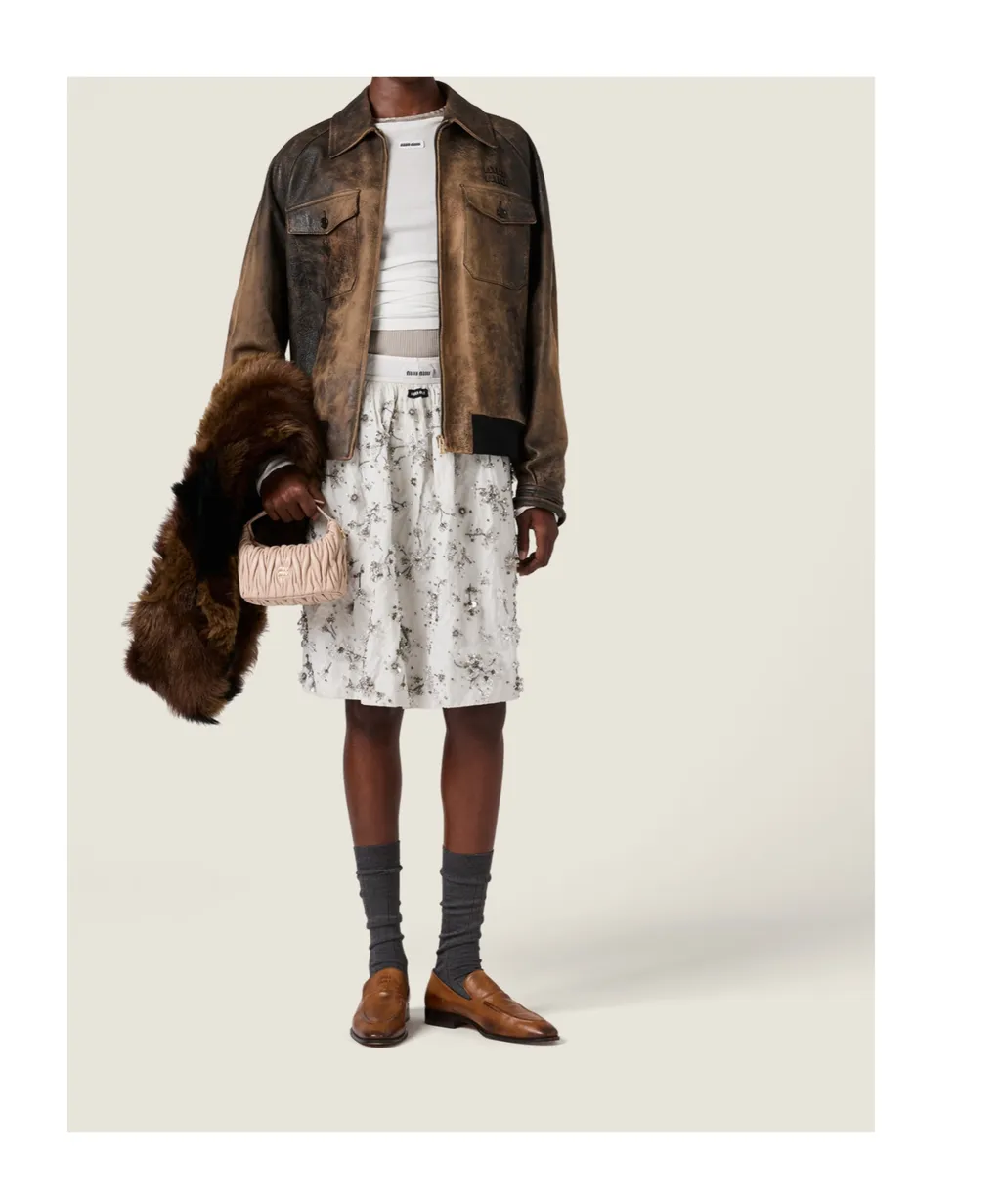 Miu Miu Long-Sleeved Zipped Jacket