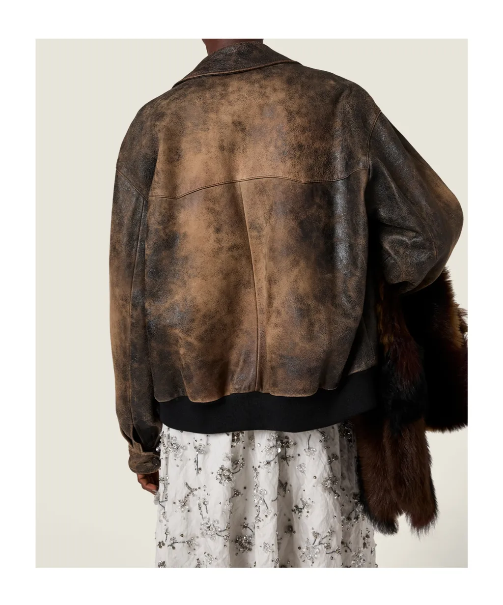 Miu Miu Long-Sleeved Zipped Jacket