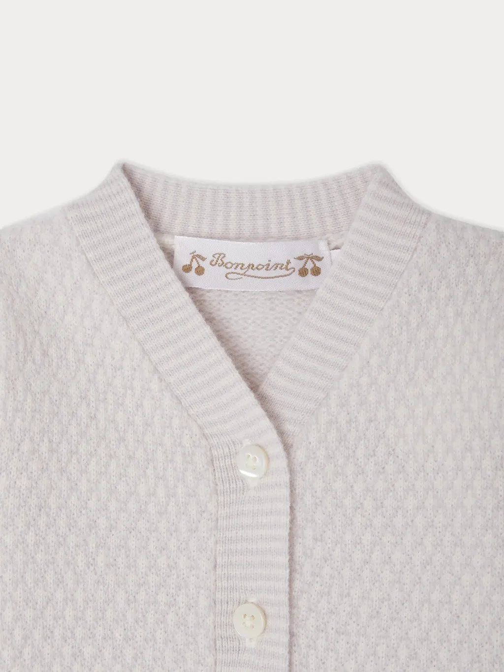 Jahiel V-Neck Set With Fancy Cashmere Knit