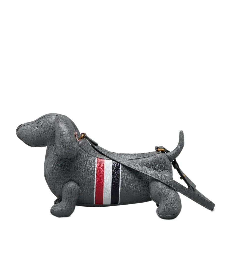 Thom Browne Hector Dog-Shaped Zip-Up Crossbody Bag