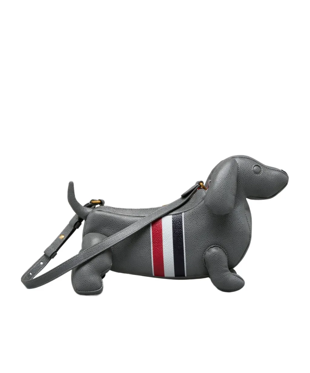 Thom Browne Hector Dog-Shaped Zip-Up Crossbody Bag