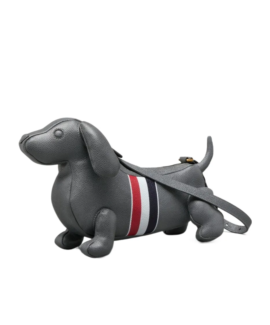 Thom Browne Hector Dog-Shaped Zip-Up Crossbody Bag