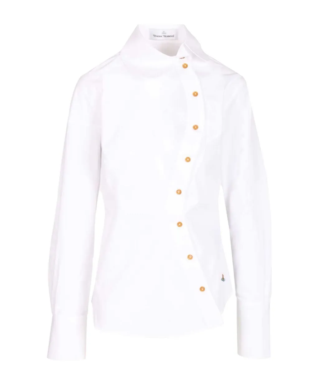Vivienne Westwood Bella Orb-Embroidered Buttoned Shirt
