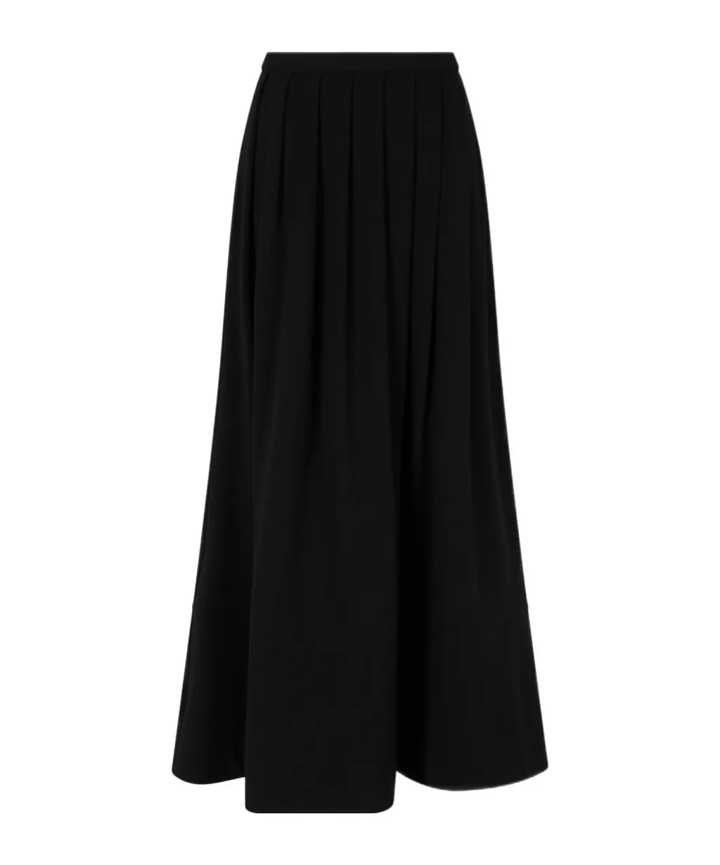 Pleated Midi Skirt
