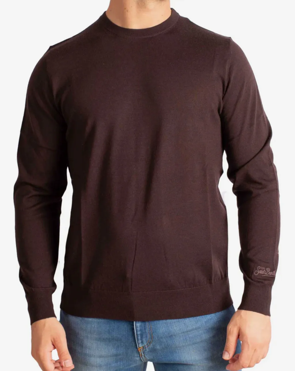Crew-Neck Long-Sleeve Sweater