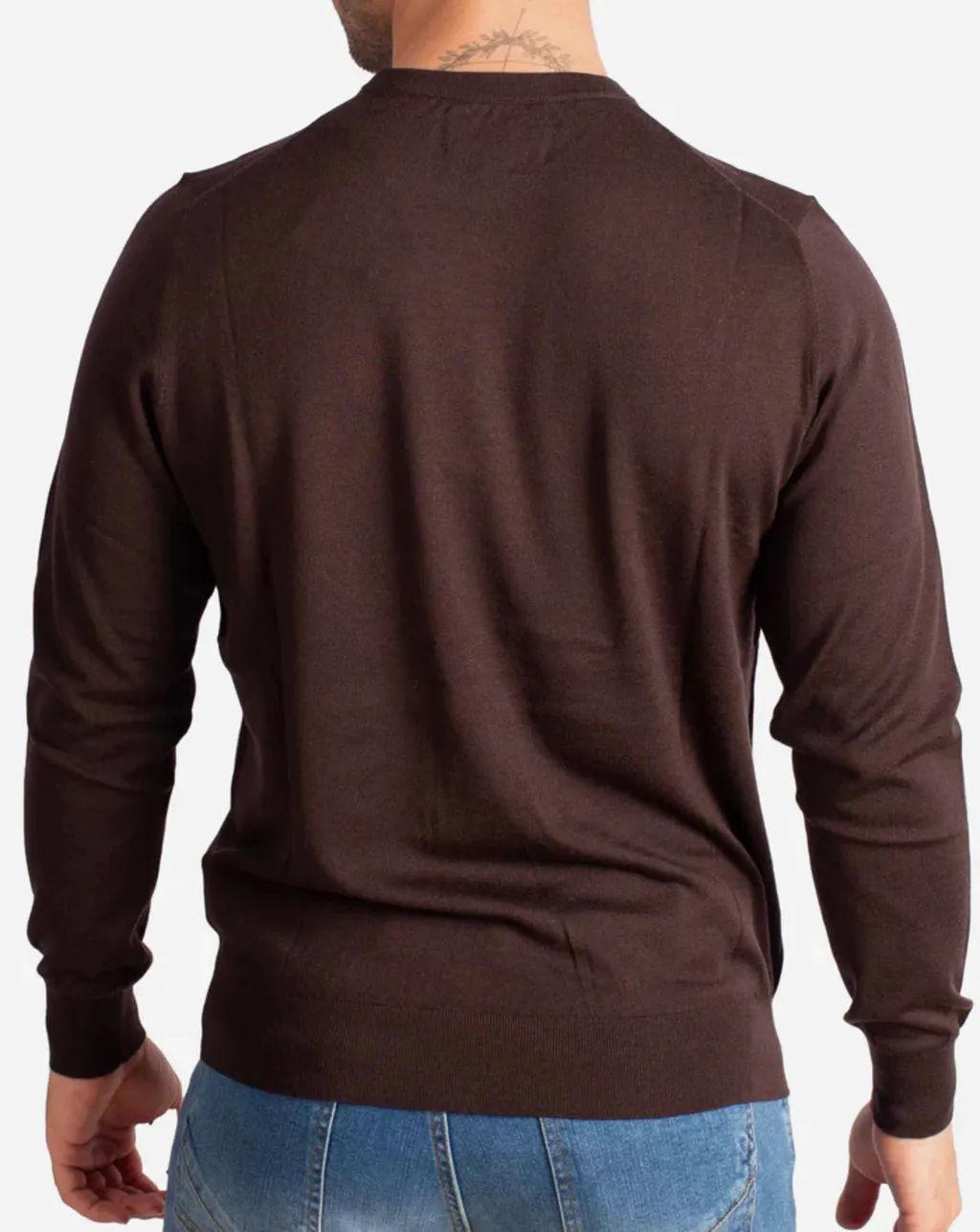 Crew-Neck Long-Sleeve Sweater