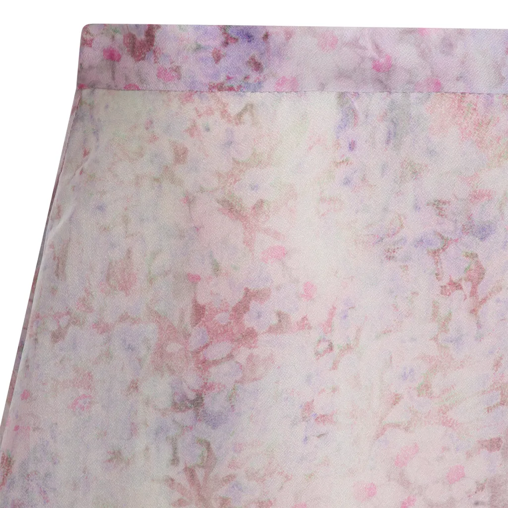 Alberta Ferretti Tie-Dyed Midi Skirt