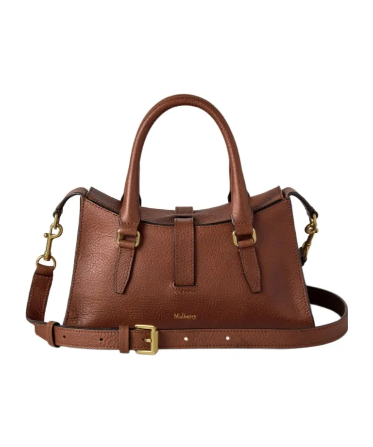 Mulberry Buckle Detailed Top Handle Bag