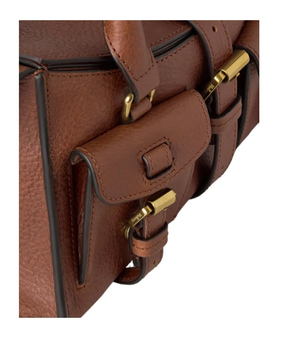 Mulberry Buckle Detailed Top Handle Bag