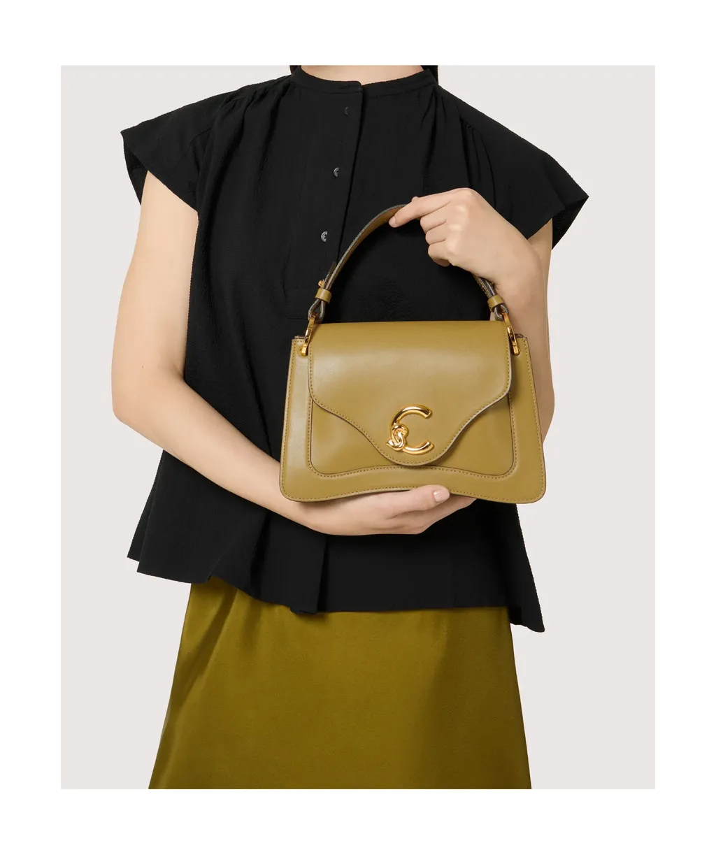 Coccinelle C-Me Foldover Top Tote Bag