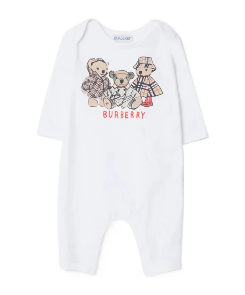 Burberry Kids Thomas Bear And Friends Stretch Jumpsuit