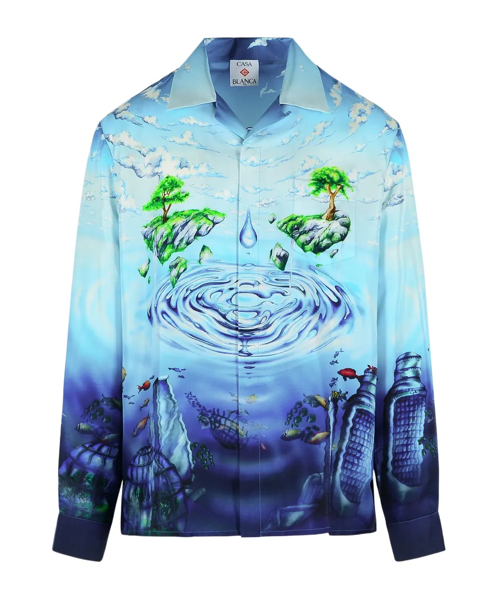 Casablanca Lost Atlantis Long-Sleeved Shirt
