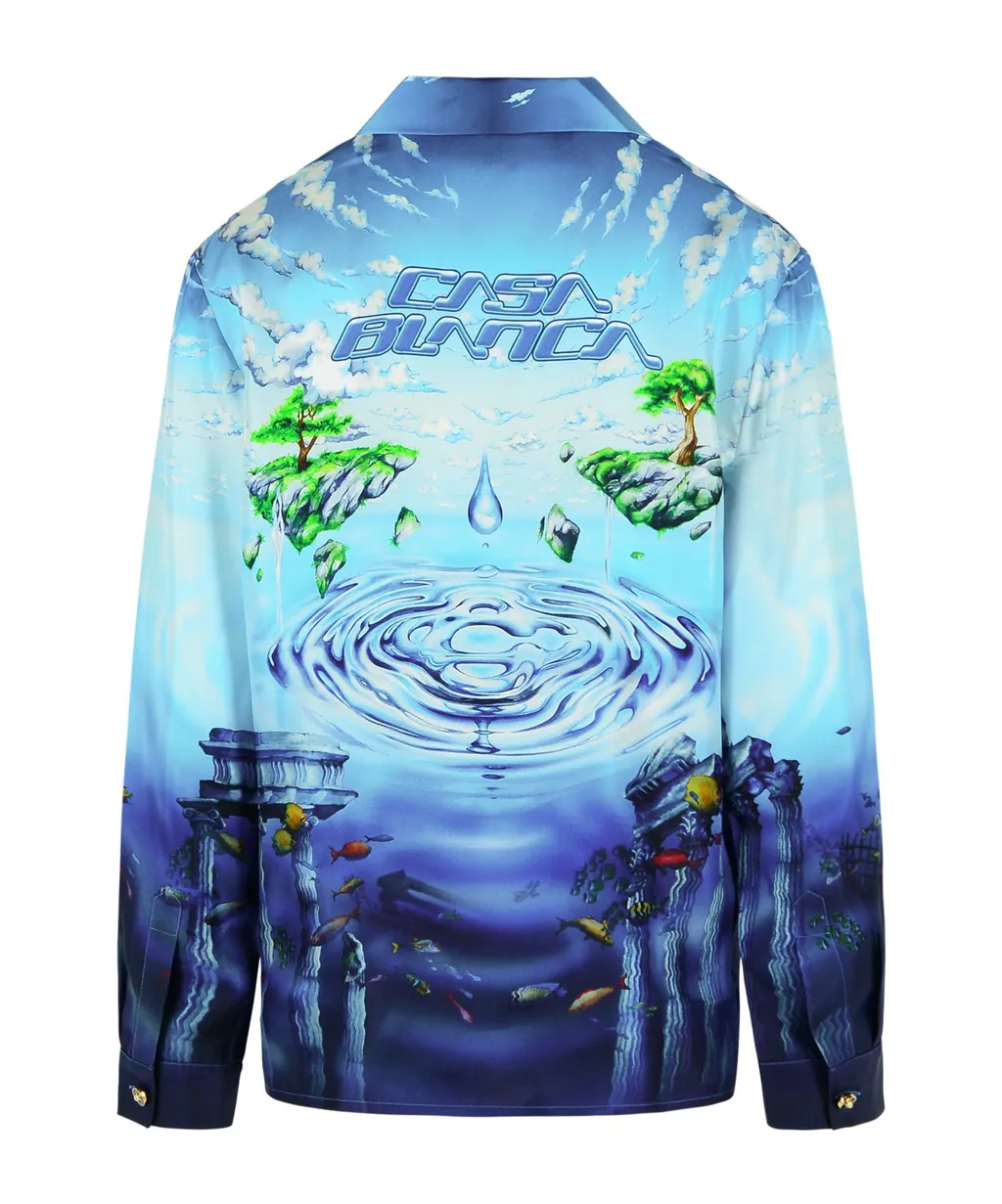 Casablanca Lost Atlantis Long-Sleeved Shirt