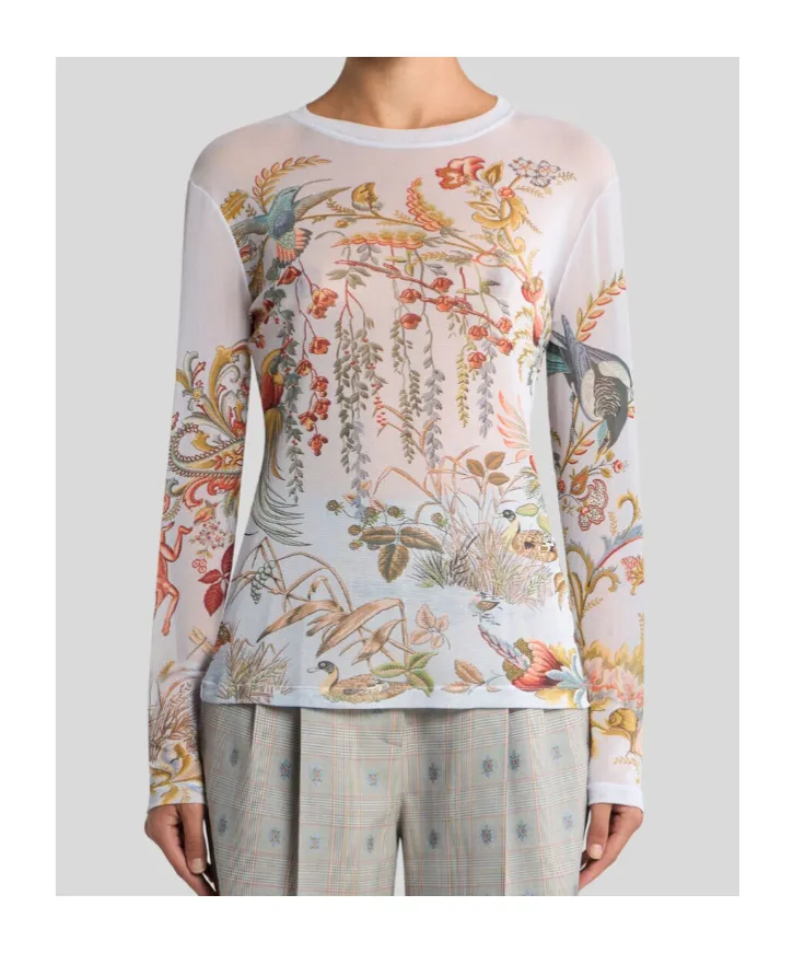 Etro Floral Motif Printed Top