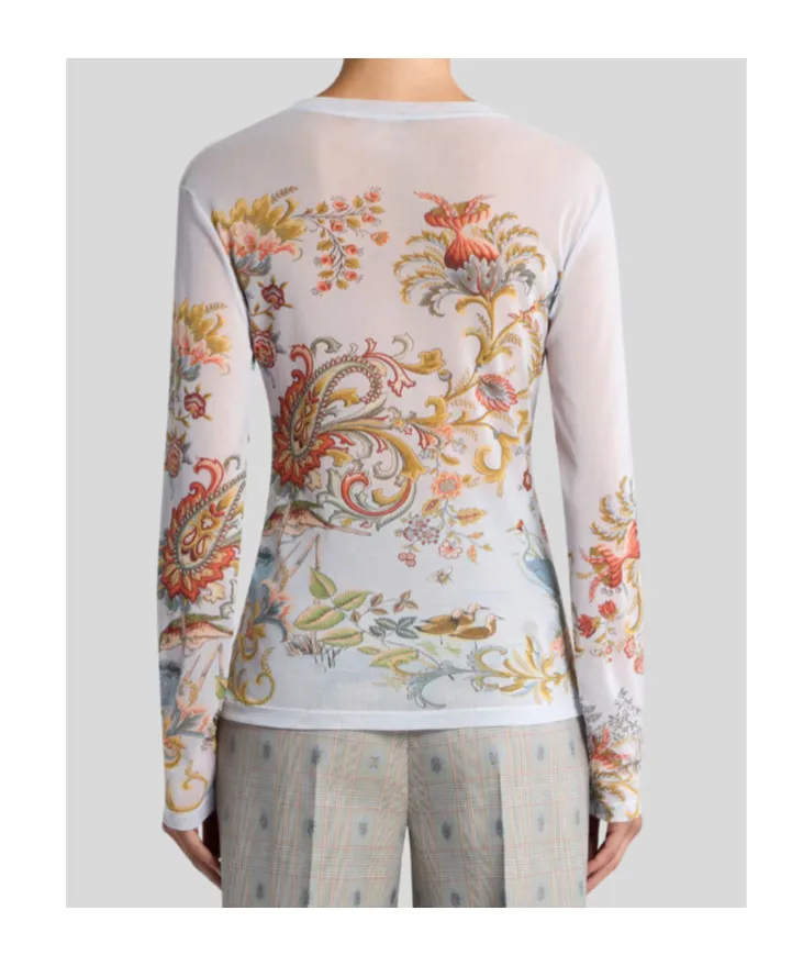 Etro Floral Motif Printed Top