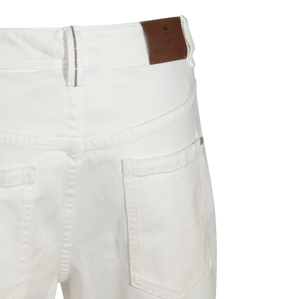 Brunello Cucinelli Logo-Patch Jeans