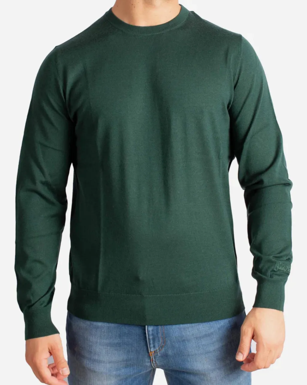Crew-Neck Long-Sleeve Sweater