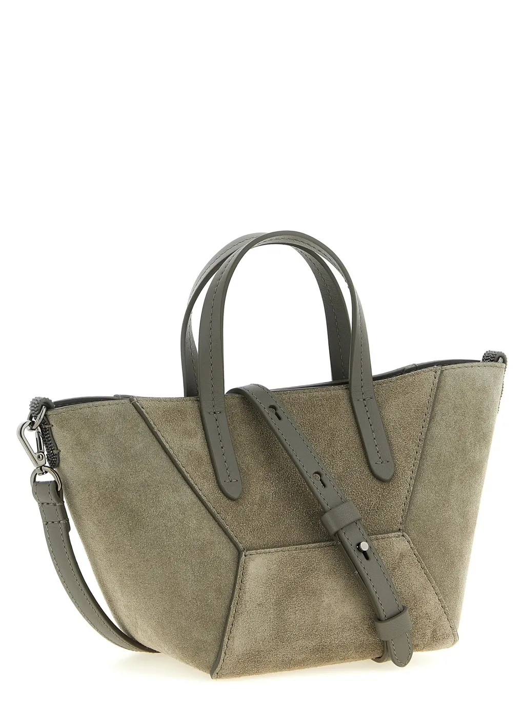 Brunello Cucinelli Bc Duo Embellished Mini Tote Bag