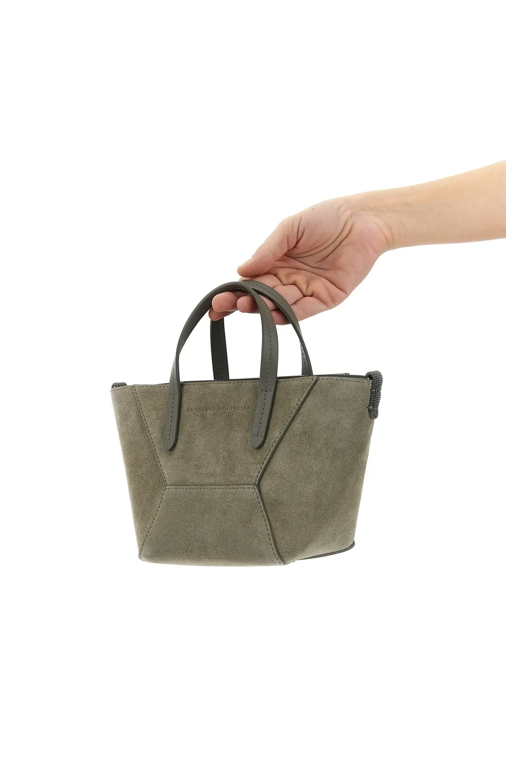 Brunello Cucinelli Bc Duo Embellished Mini Tote Bag
