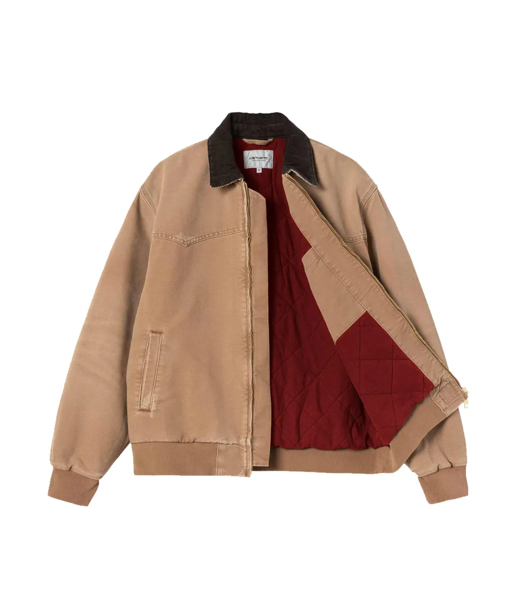 Carhartt Wip Logo Patch Zip-Up Jacket