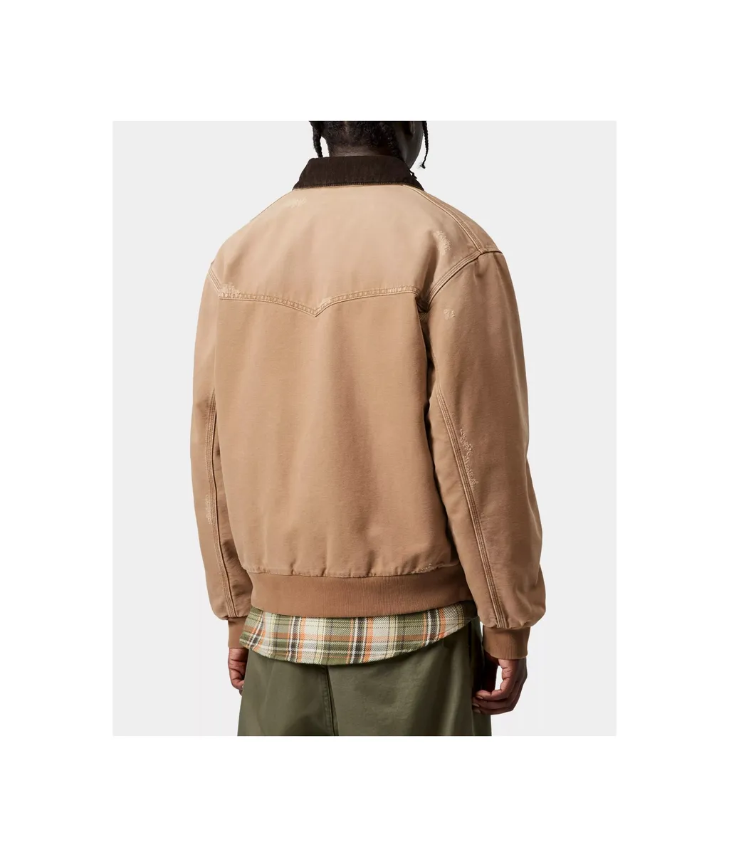 Carhartt Wip Logo Patch Zip-Up Jacket