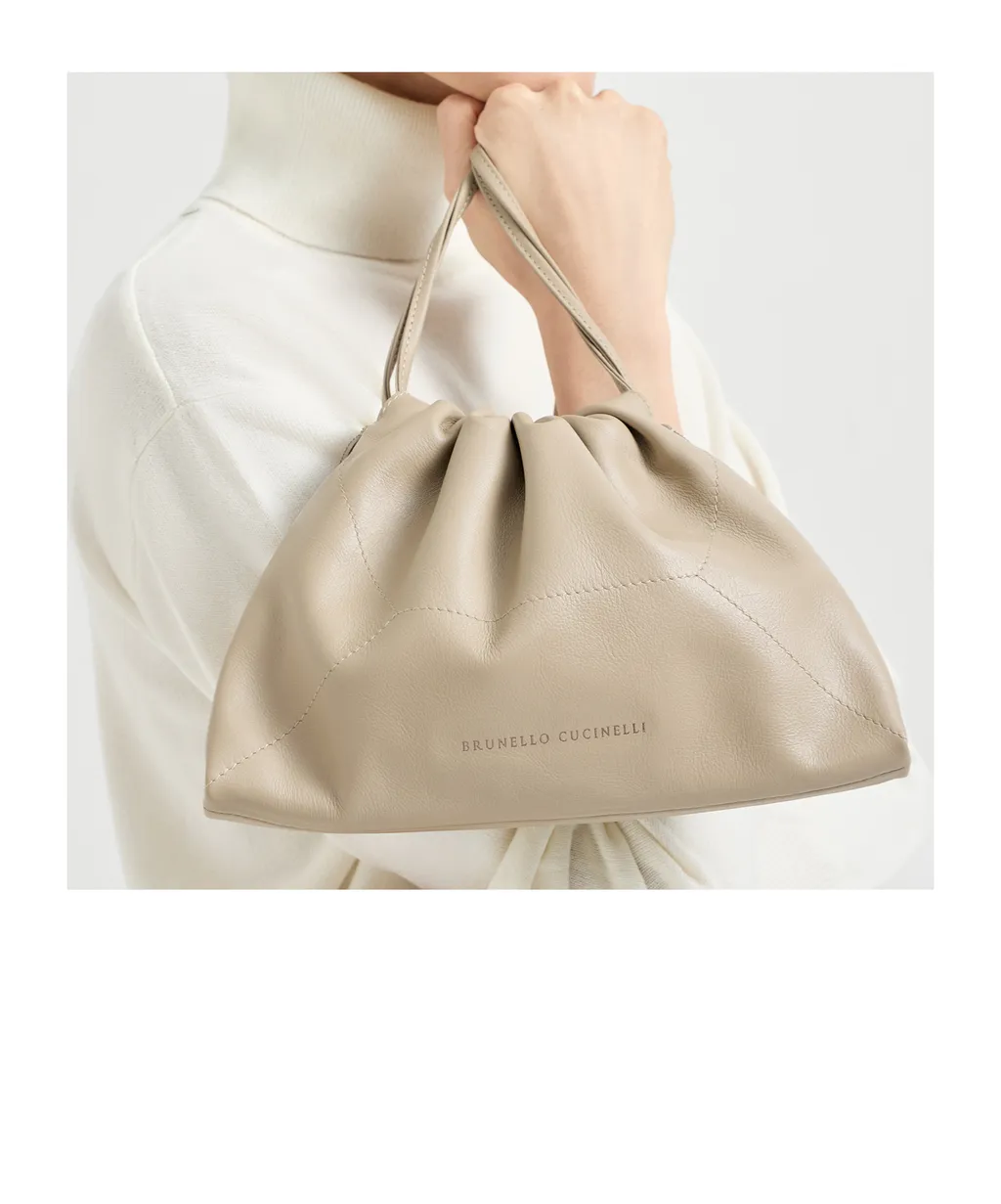 Brunello Cucinelli Logo Stamp Tote Bag