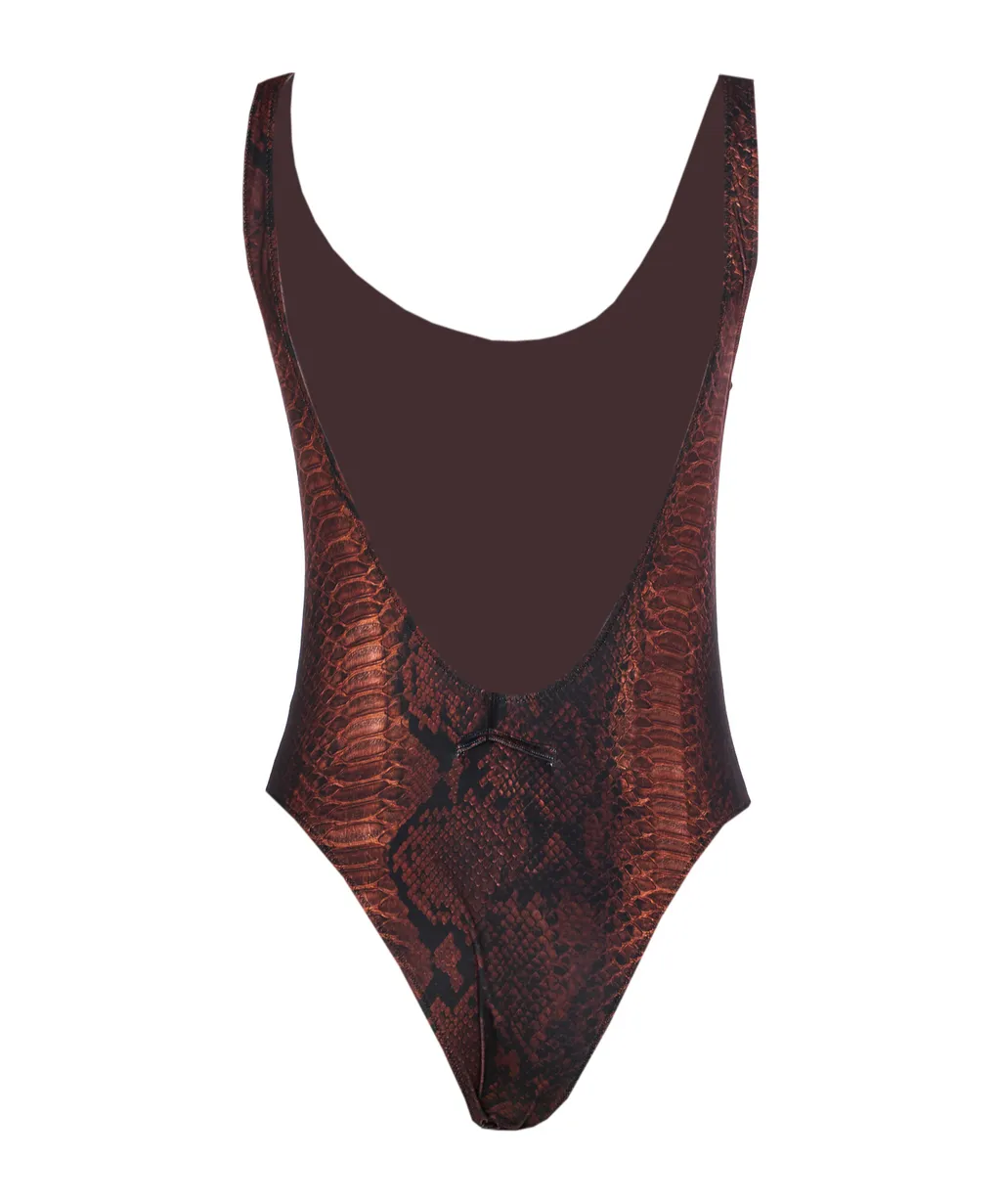 Jean Paul Gaultier Printed One-Piece Swimsuit
