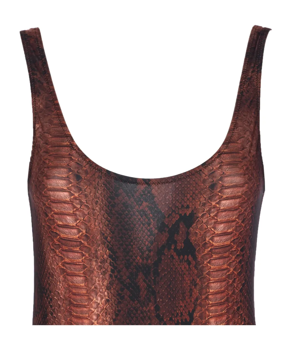 Jean Paul Gaultier Printed One-Piece Swimsuit