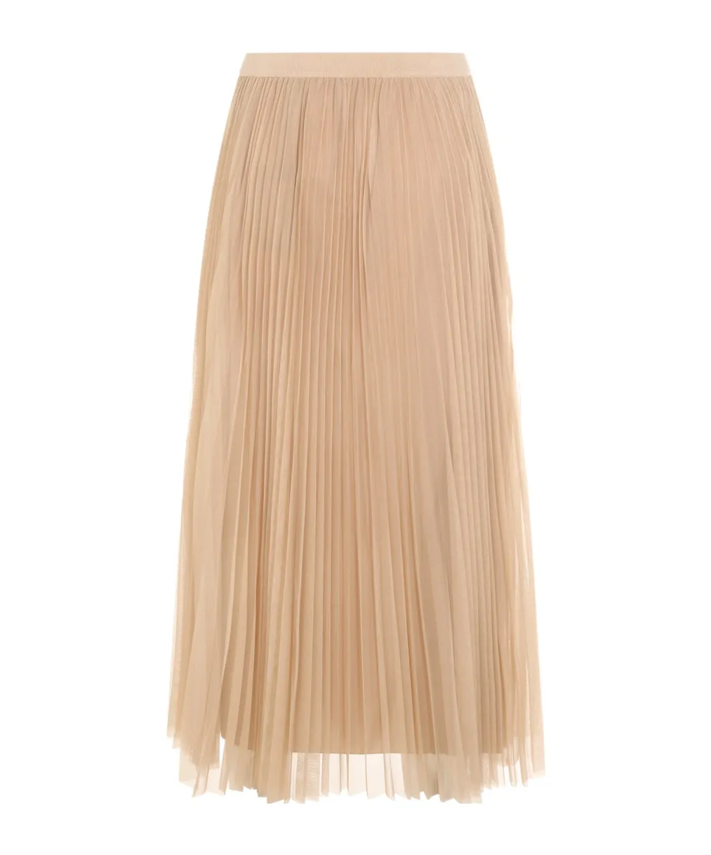 Fabiana Filippi Wide Pleated Tulle Skirt