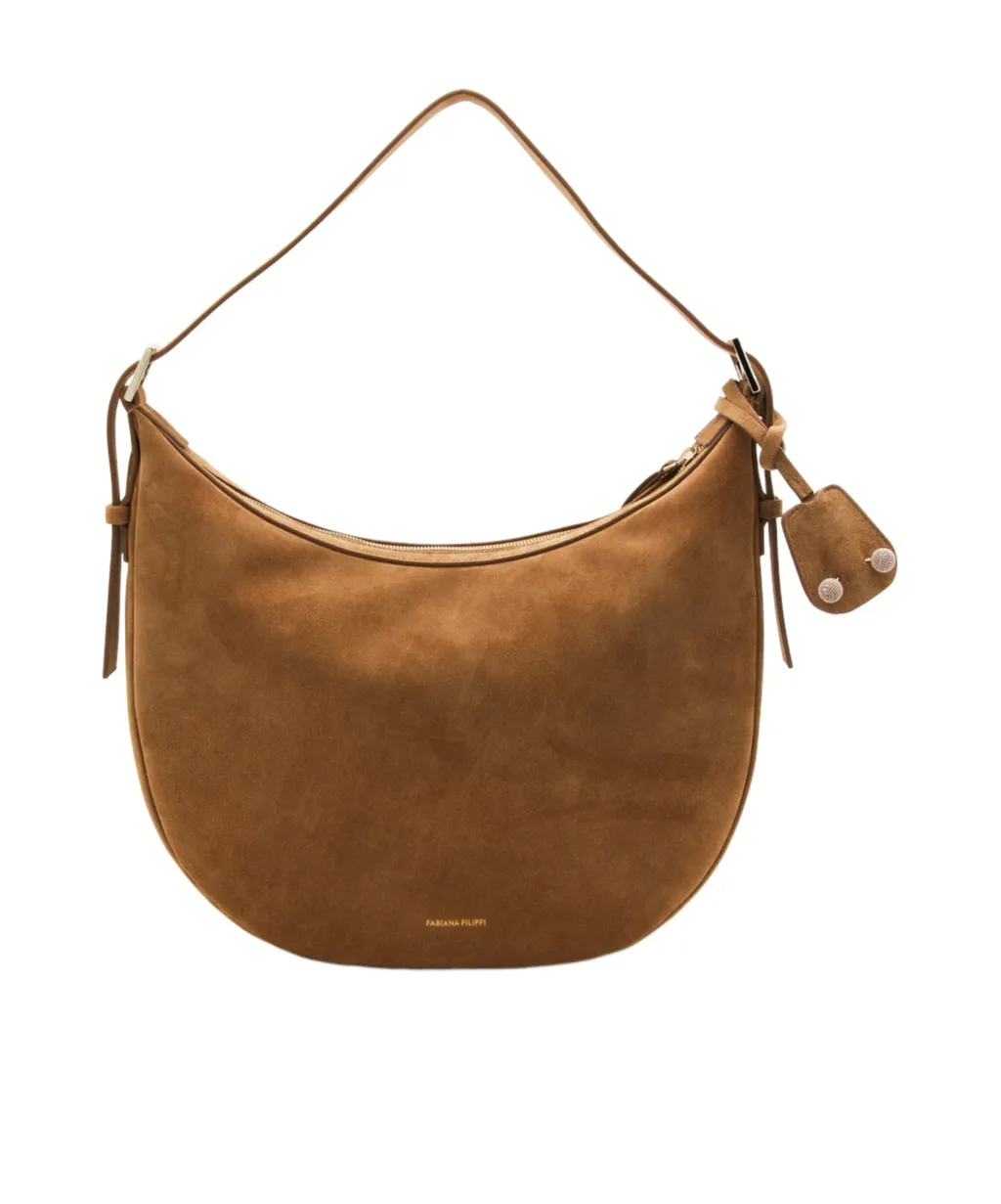 Fabiana Filippi Logo Detailed Zipped Shoulder Bag
