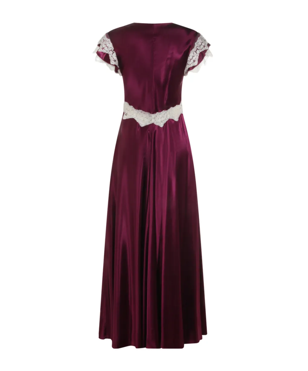 Alberta Ferretti Lace-Detailed Dress