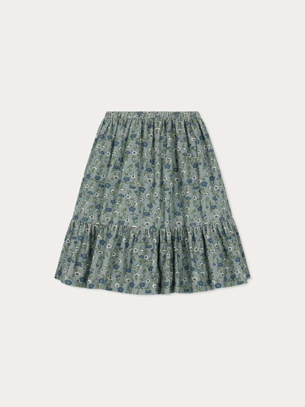 Floral Ruffled Skirt