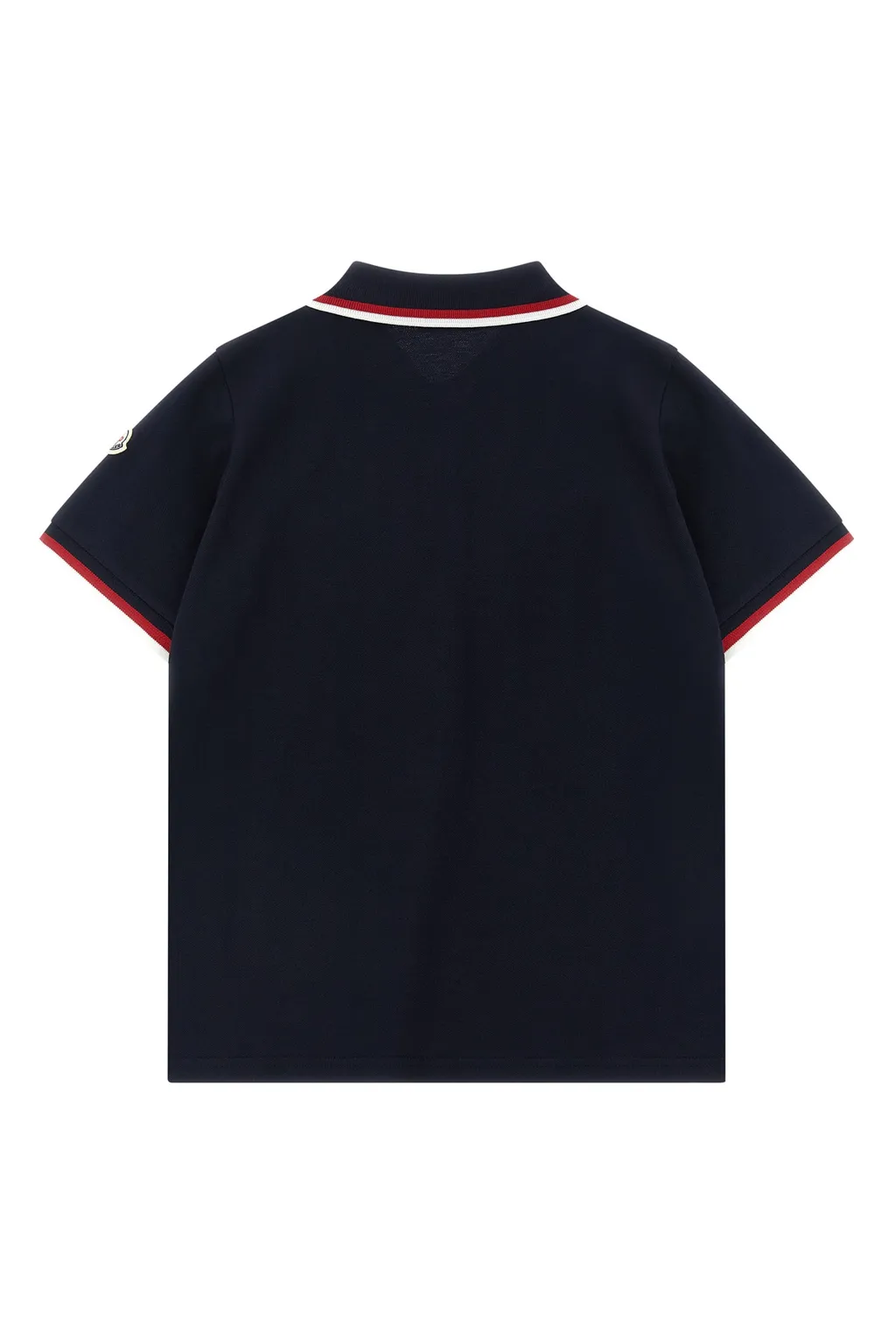 Moncler Enfant Tricolor Polo Shirt