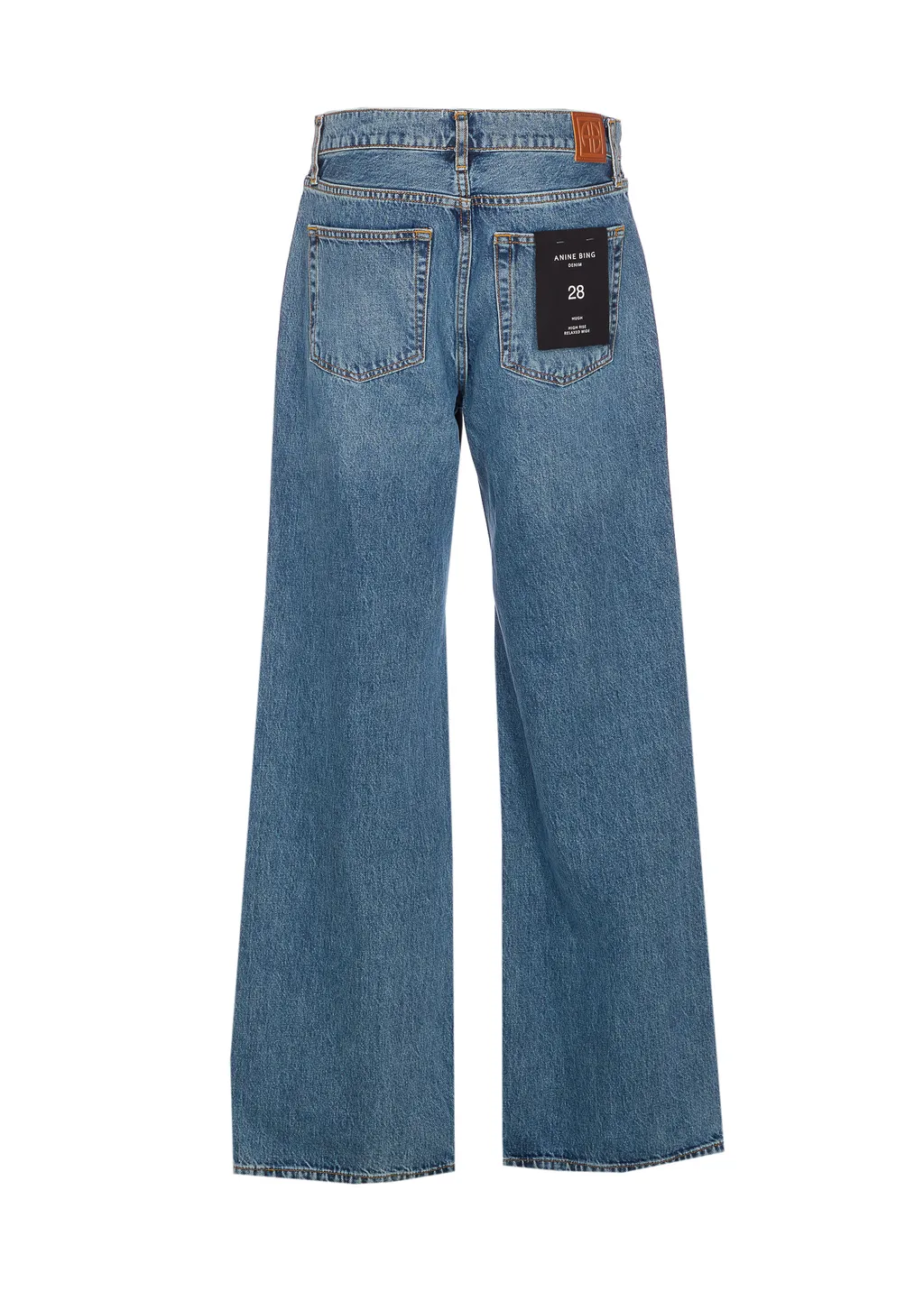 Anine Bing Hugh Wide-Leg Jeans