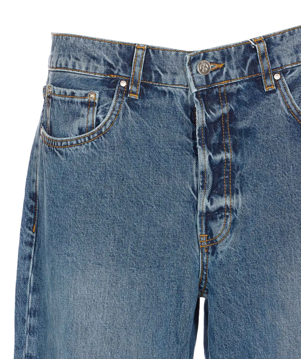 Anine Bing Hugh Wide-Leg Jeans