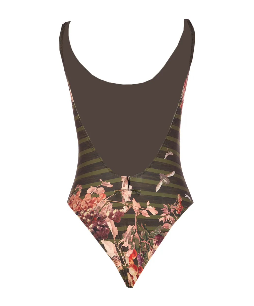 Jean Paul Gaultier Floral Print Swimsuit