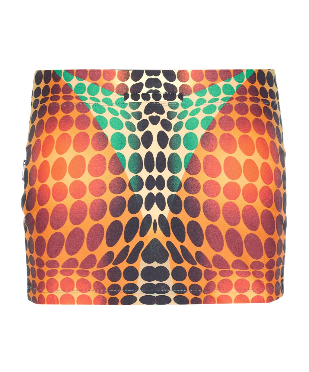 Jean Paul Gaultier Re Edition Patterned Skirt