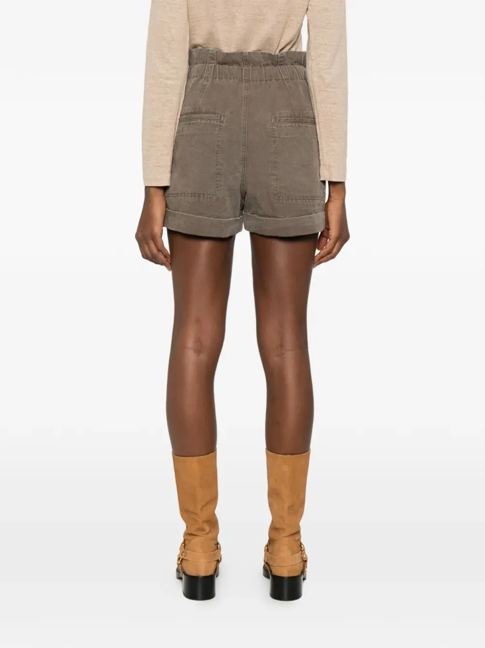 Isabel Marant ÉToile Nirma Pleated Drawstring Shorts