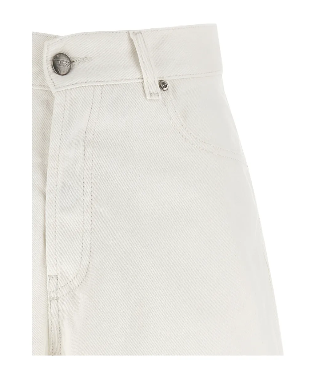 Diesel High-Rise Denim Shorts