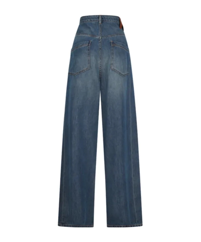 Darkpark Ines Foldover Denim Jeans