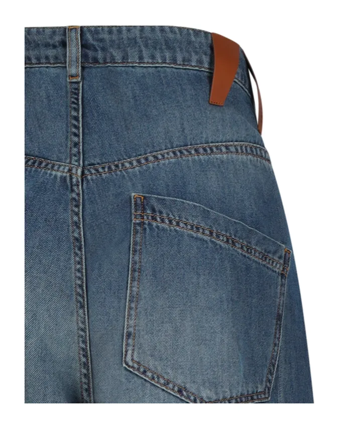 Darkpark Ines Foldover Denim Jeans