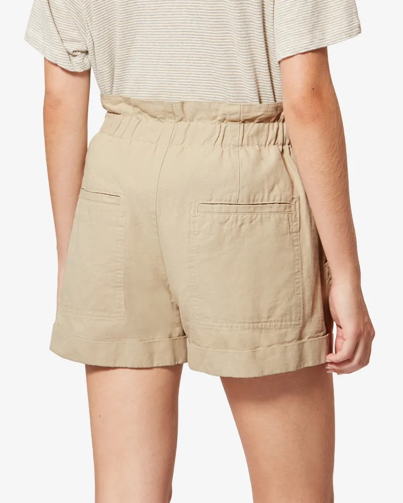 Isabel Marant ÉToile Nirma Pleated Drawstring Shorts