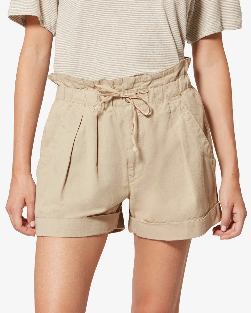 Isabel Marant ÉToile Nirma Pleated Drawstring Shorts