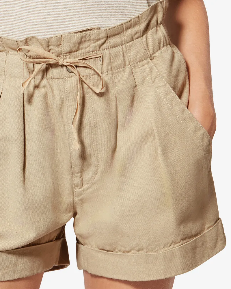 Isabel Marant ÉToile Nirma Pleated Drawstring Shorts