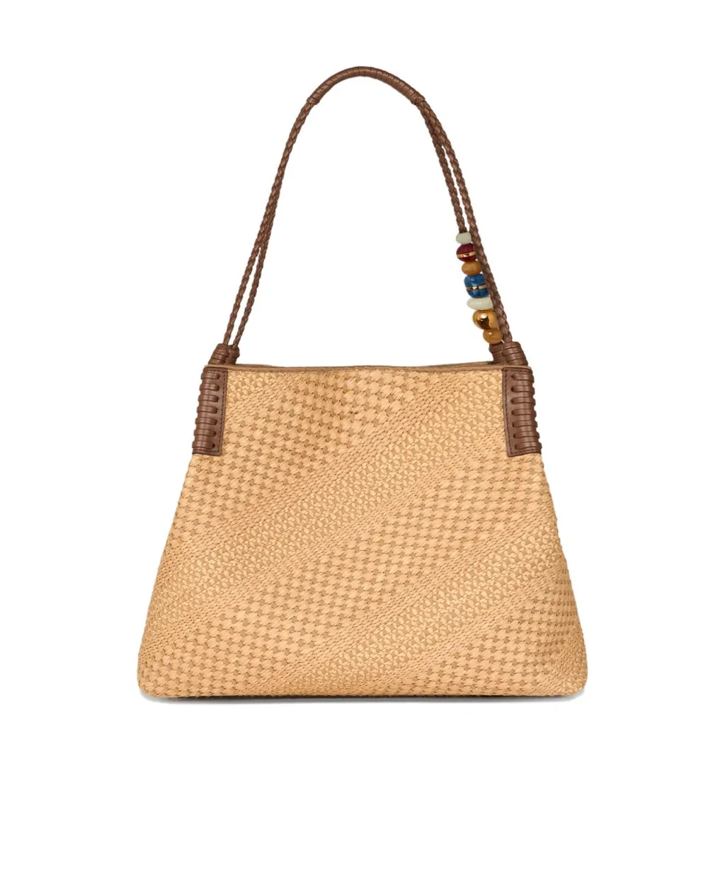 Etro Large Libra Pegasus Bead Shoulder Bag